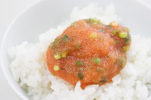 明太子レシピ-ネギ玉めんたいたい