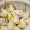 明太子レシピ-白菜の明太巻